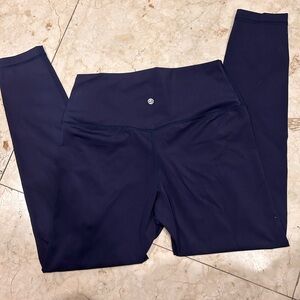 Crazy yoga Navy Blue High-Waisted Leggings